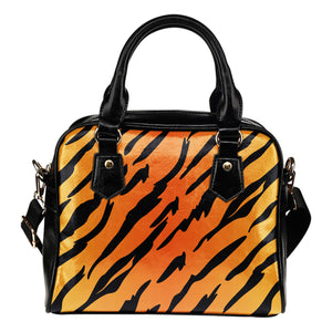 Tiger Print Shoulder Handbag