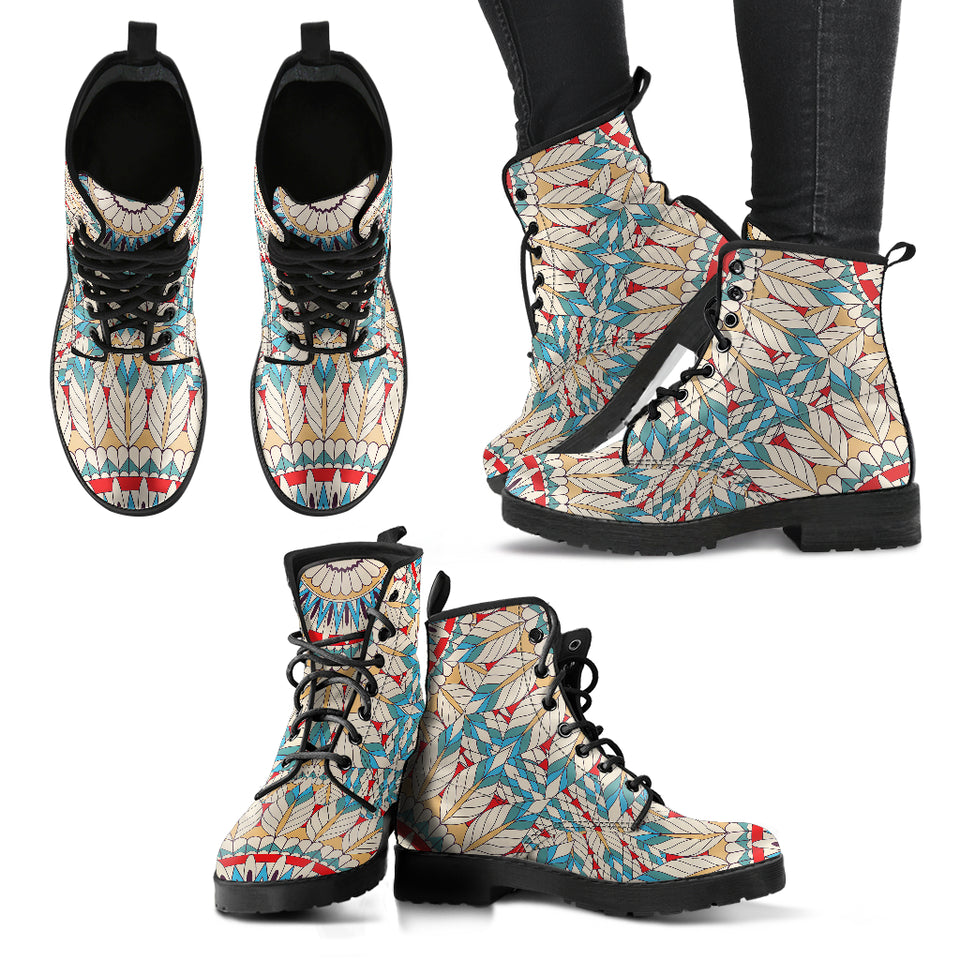 Indian Feather Boots