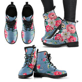 Blue Floral boots