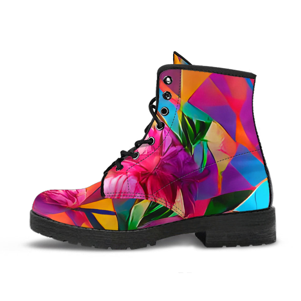 Psychedelic Peonies Boots