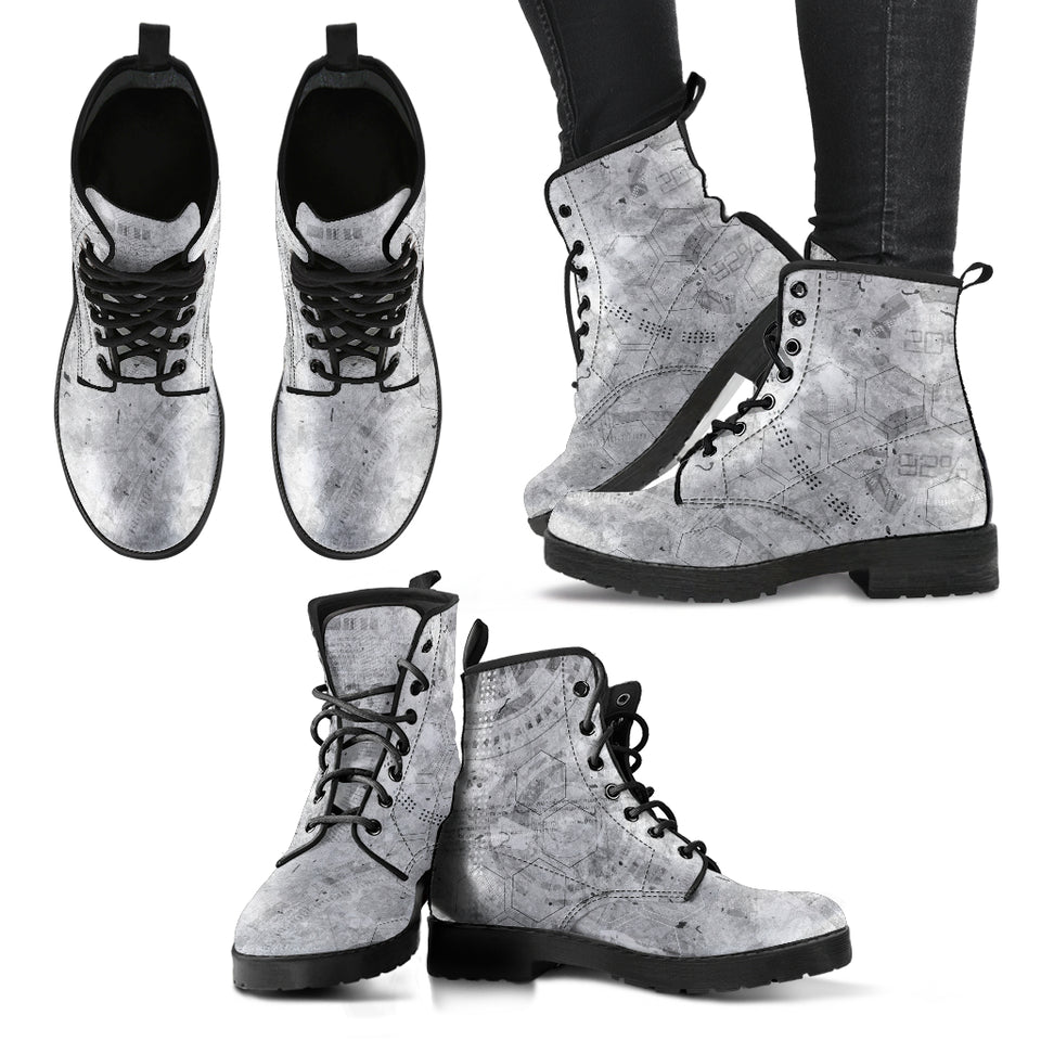 Seamless Silver Boots