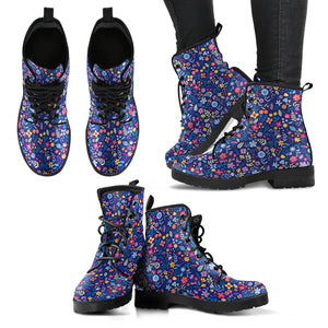 Floral Pattern V1 Boots