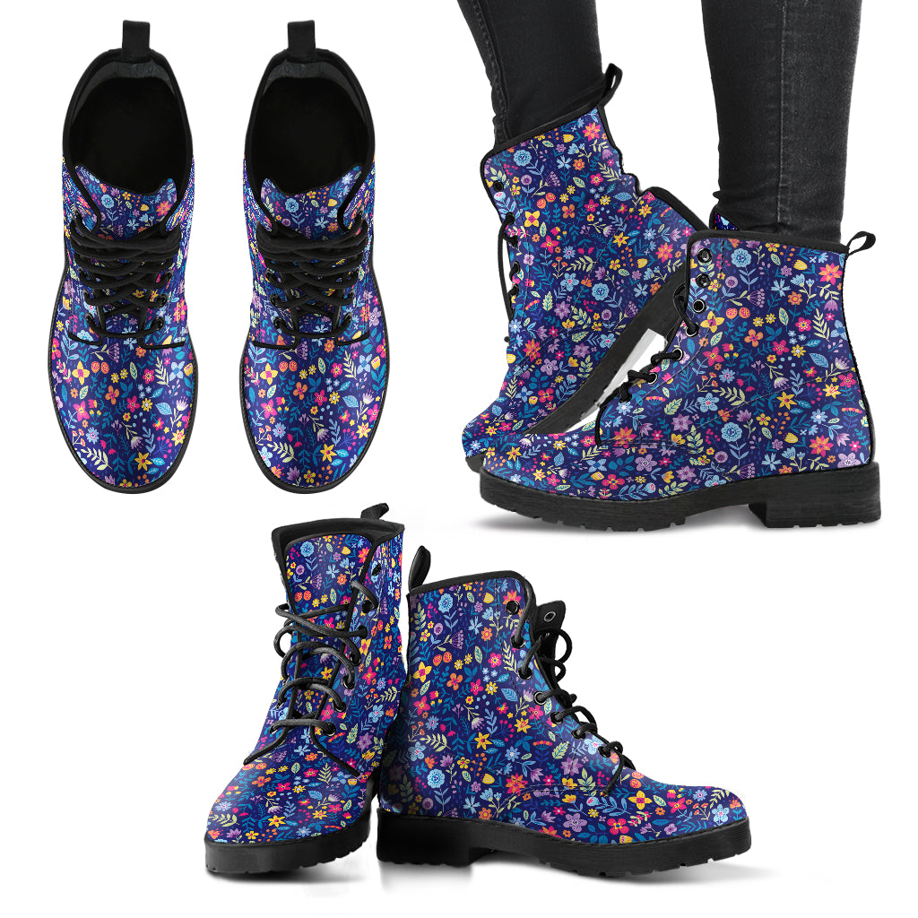 Floral Pattern V1 Boots
