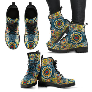 Sunflower Mandala Boots