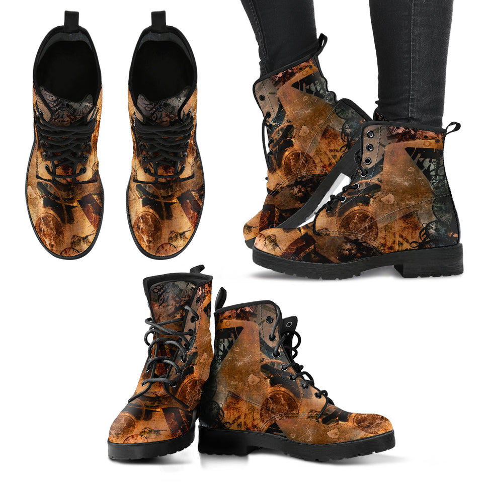 Abstract Steampunk V2 Boots