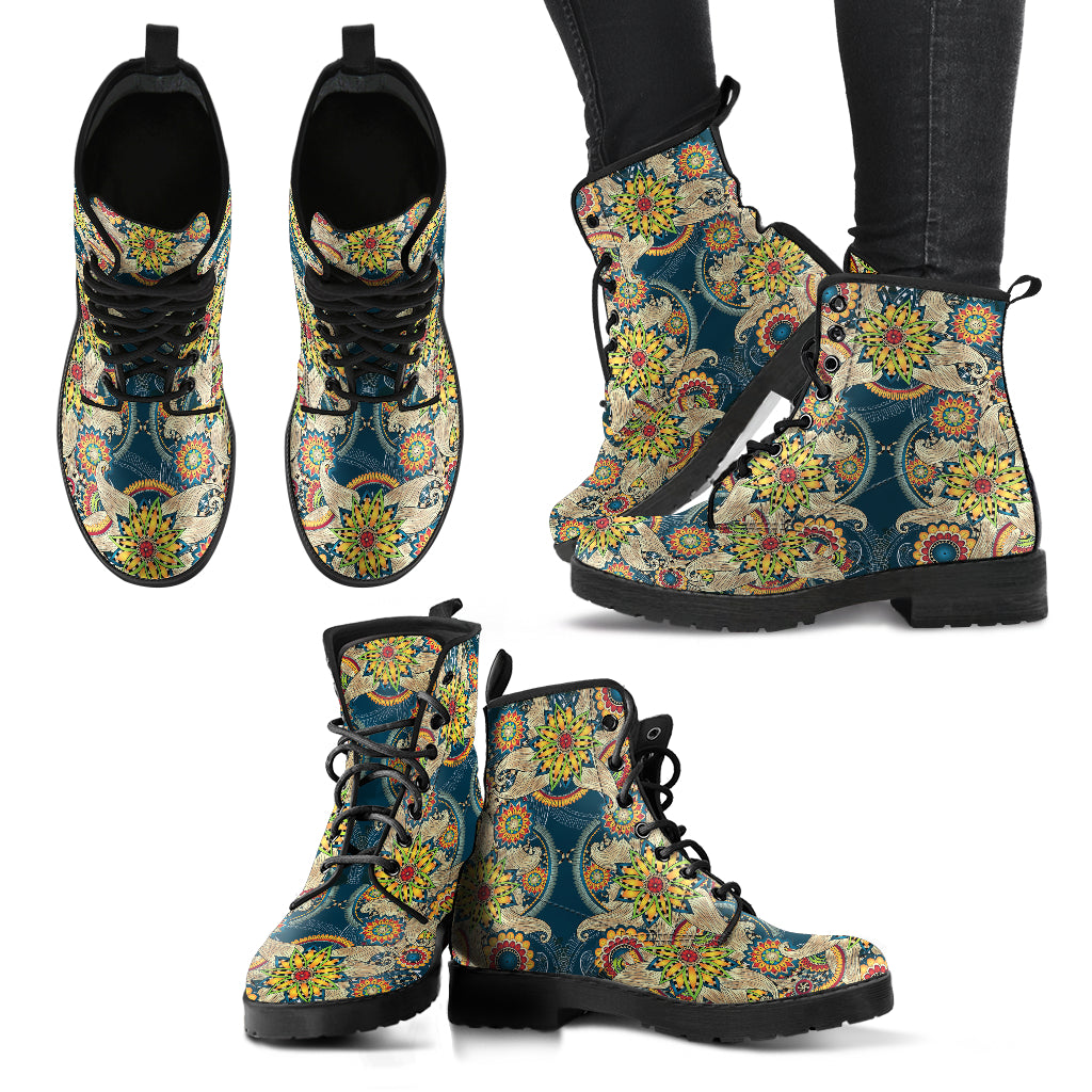 Flower Mandala V1 Boots