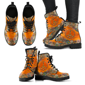 Orange Peace Boots