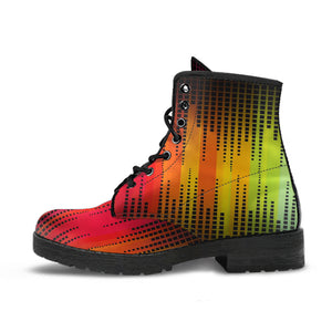 Color Drip Dotted Boots