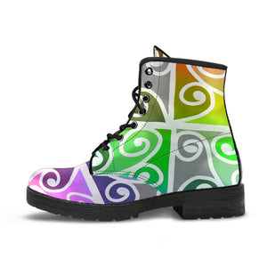 Rainbow Tribal Boots