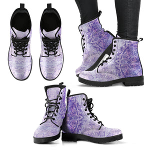 Lavender Floral Mandala Boots