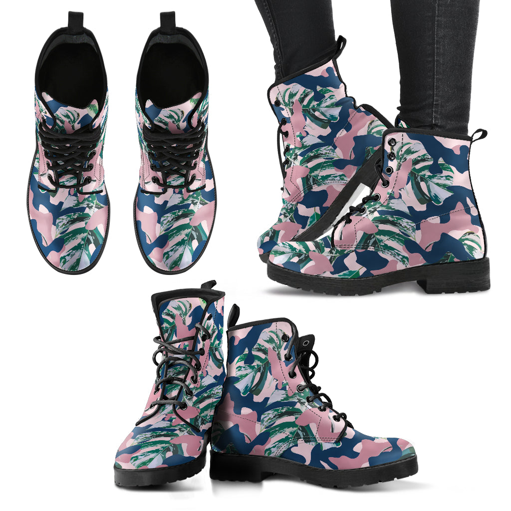Leaves Camouflage Boots