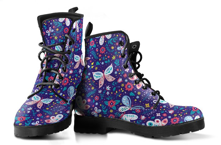 Butterfly Flowers Boots