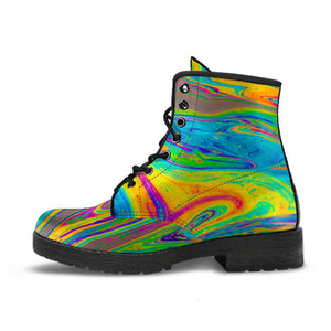 Colorful Swirl Boots