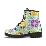 Mosaic Tiles Leather Boots