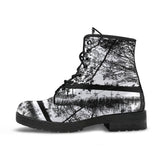 Black White Forest Boots
