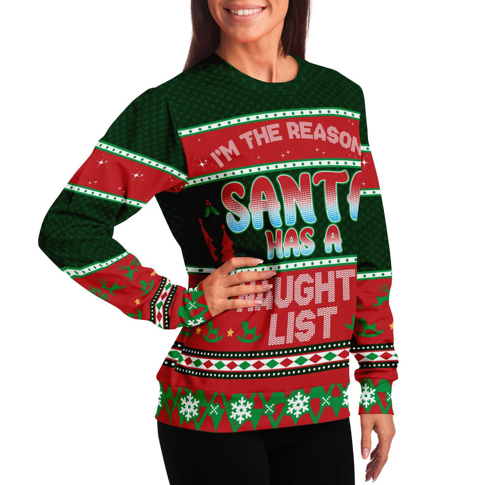 Santa Naughty List Sweatshirt