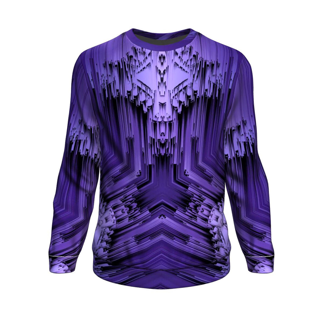 Sacred Geometry Purple Sweatshirt