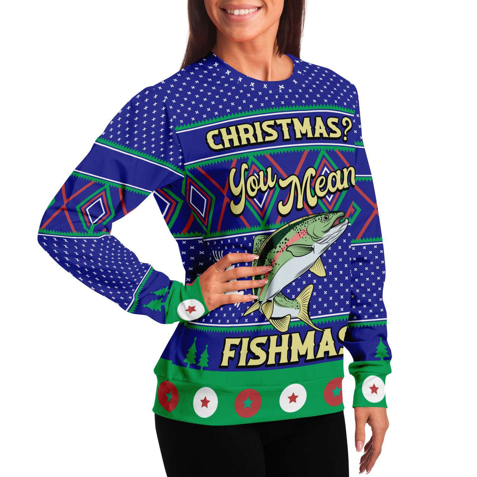 Christmas Fishmas Sweatshirt