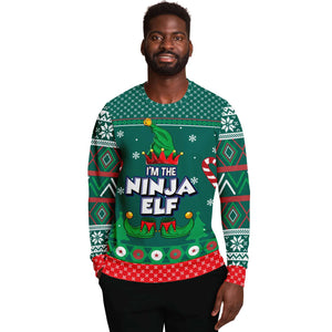 Ninja Elf Christmas Sweatshirt