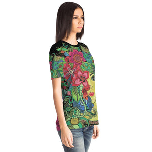 Floral Lady Art T-shirt