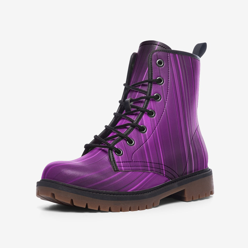 Violet Dreams Combat Boots