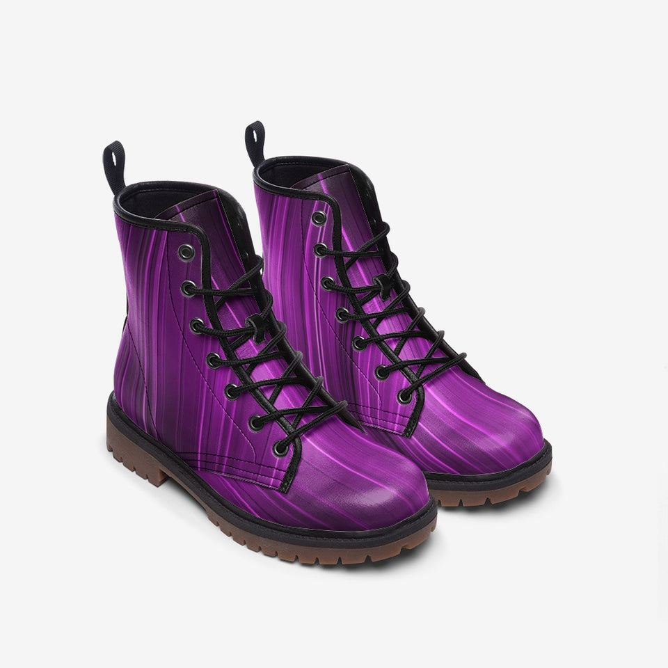 Violet Dreams Combat Boots