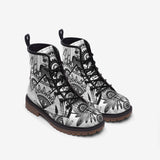 Feathered Eye Combat Boots