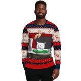 Christmas Cat Meme #2 Sweatshirt