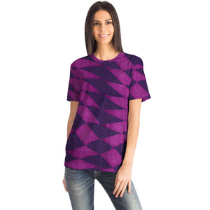 Purple Checkered T-shirt