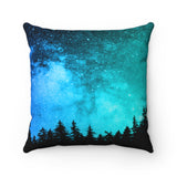 Turquoise Woods Pillow