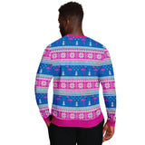 Flamingo Santa Ugly Christmas Sweatshirt