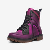 Pink Swirl Combat Boots