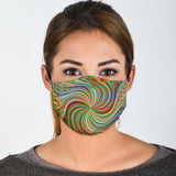 Color Swirl Face Mask