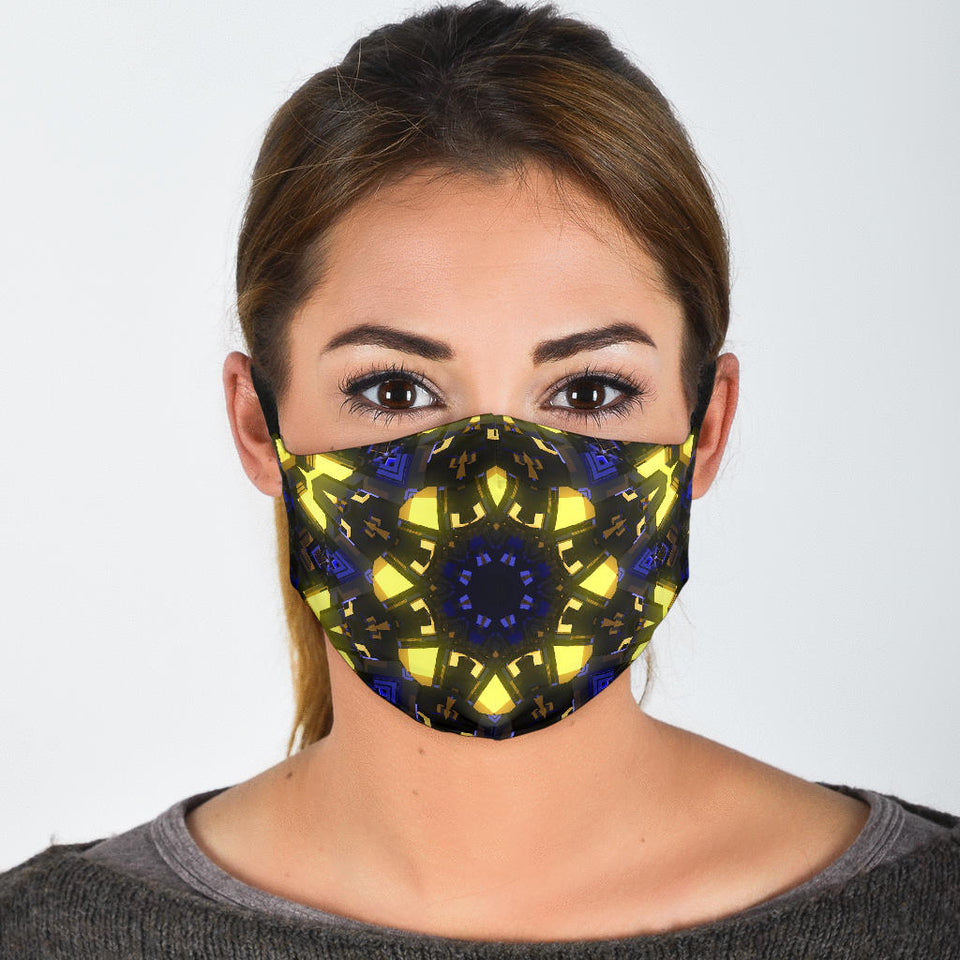 Robotic Mandala Face Mask