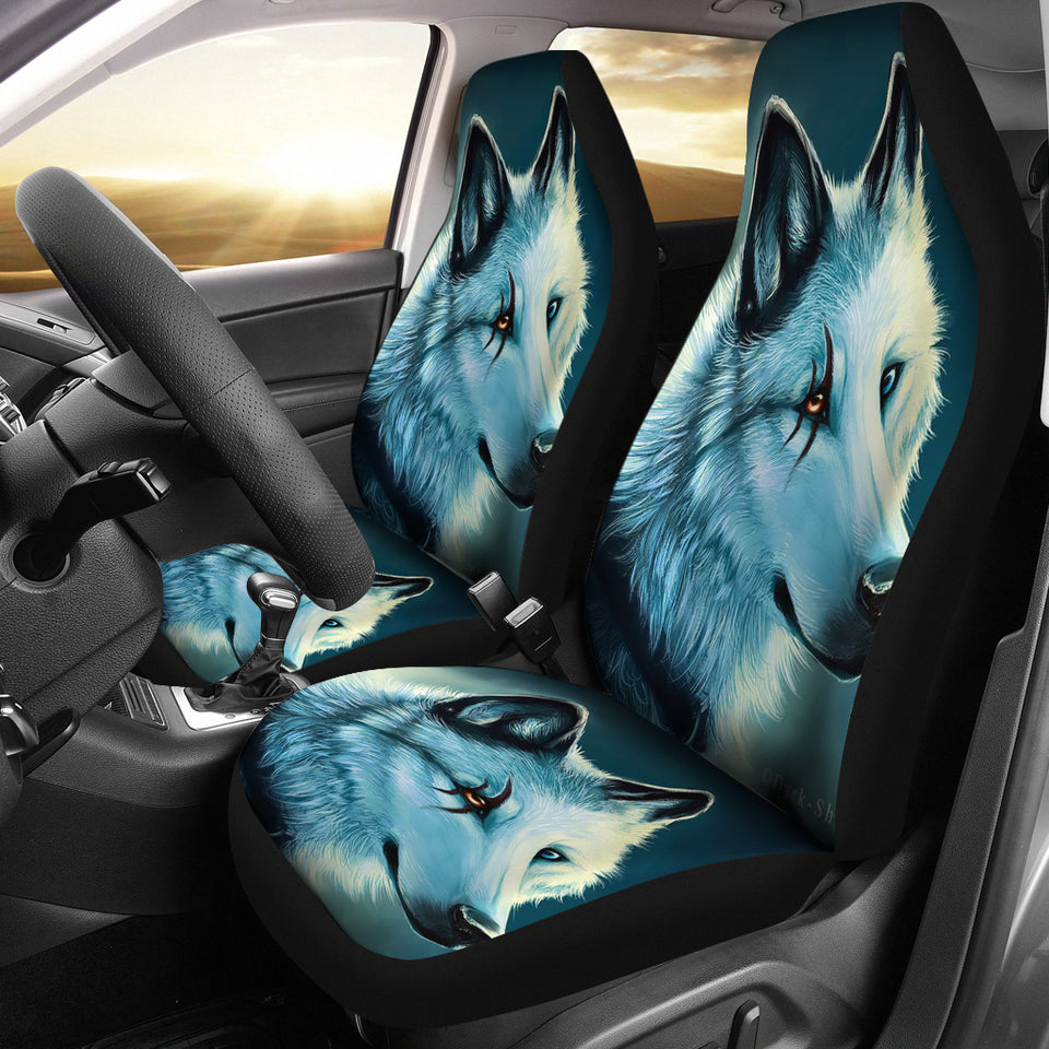 Beautiful Wolf Car Seat Covers