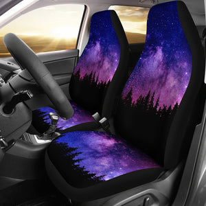 Purple Woods Car Seat Covers