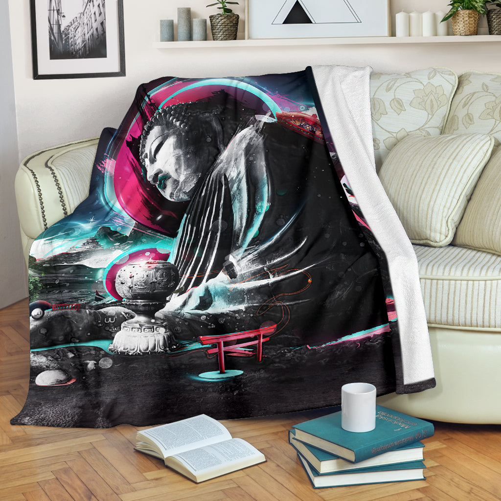 Buddha Pop Art Blanket