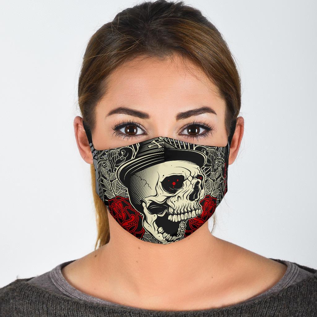 Retro Skull Face Mask
