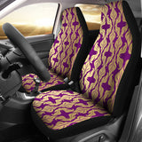 Purple Baroque Car Seat Covers