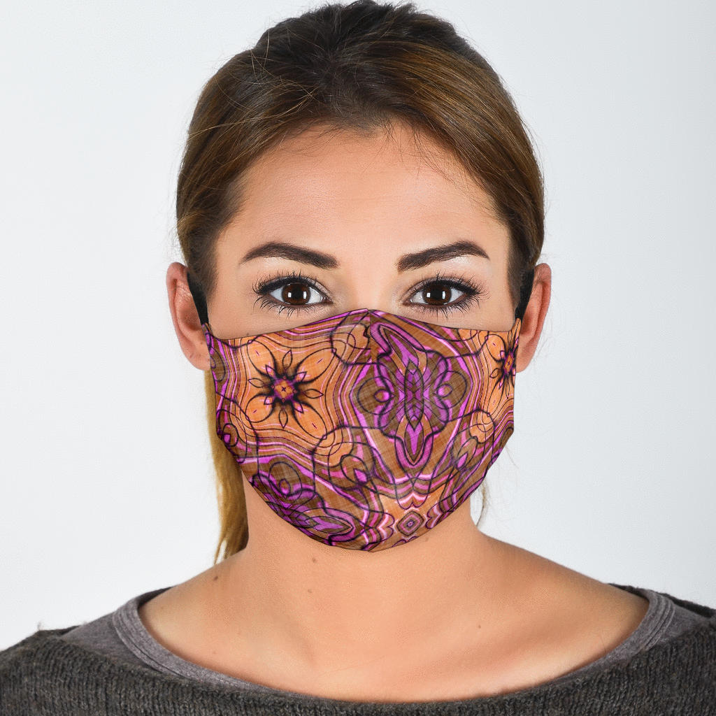 Abstract Mandala Face Mask