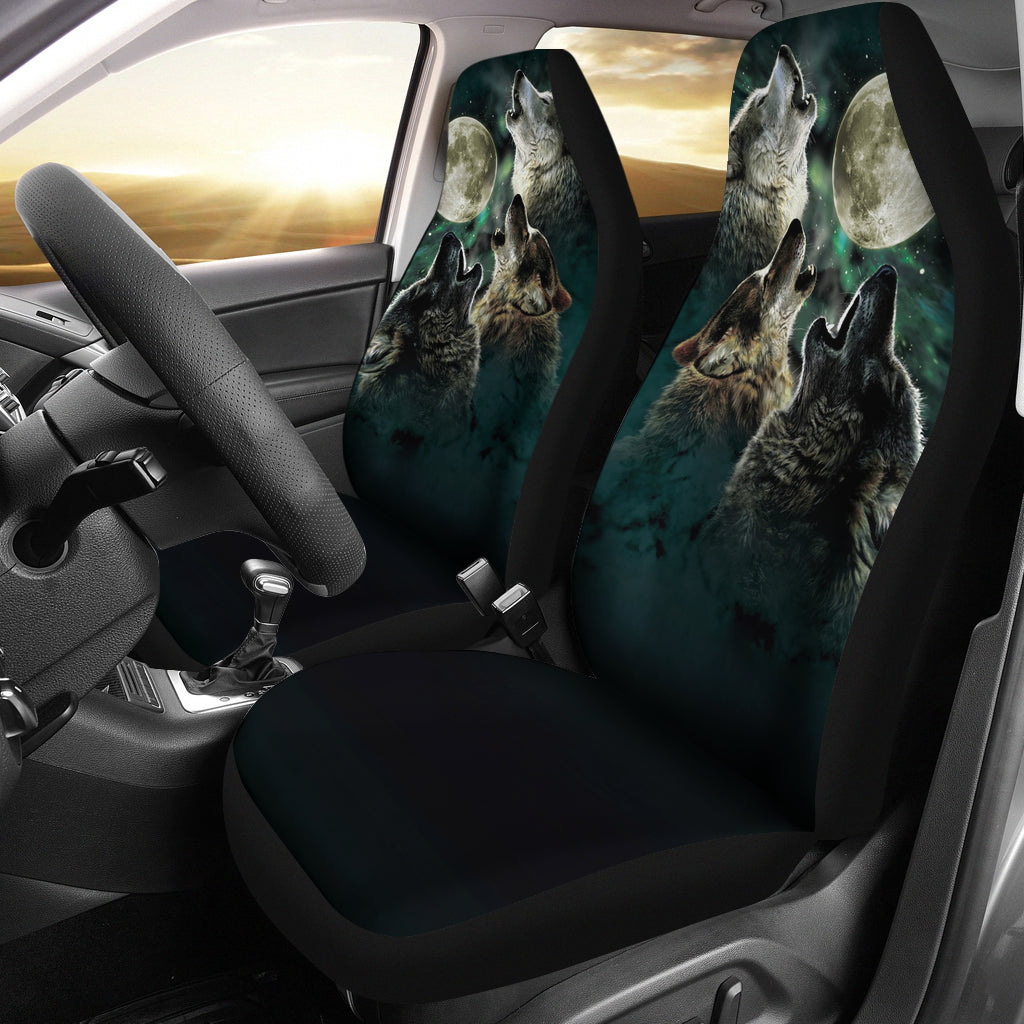 Wolf Moon Car Seat Covers