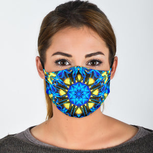 Electro mandala Face Mask