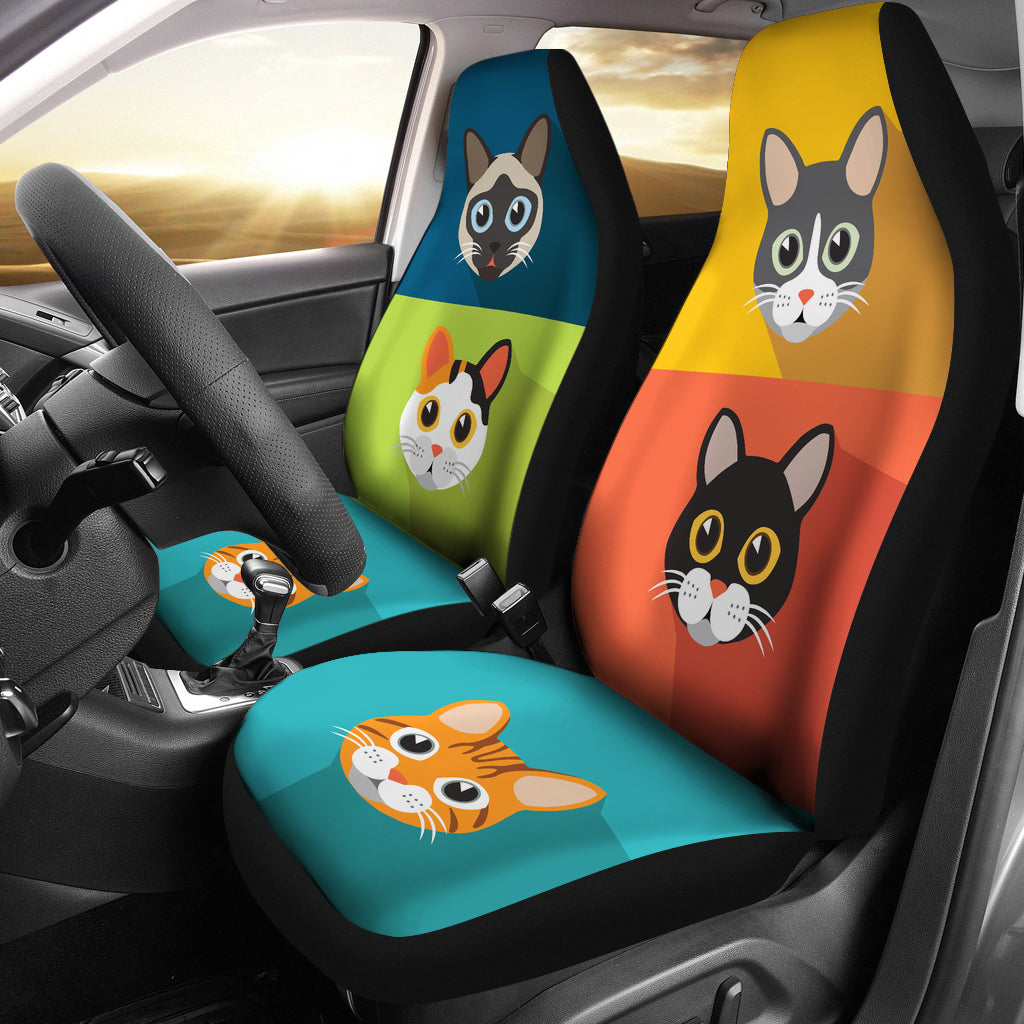 Cat Lover Car Seat Covers
