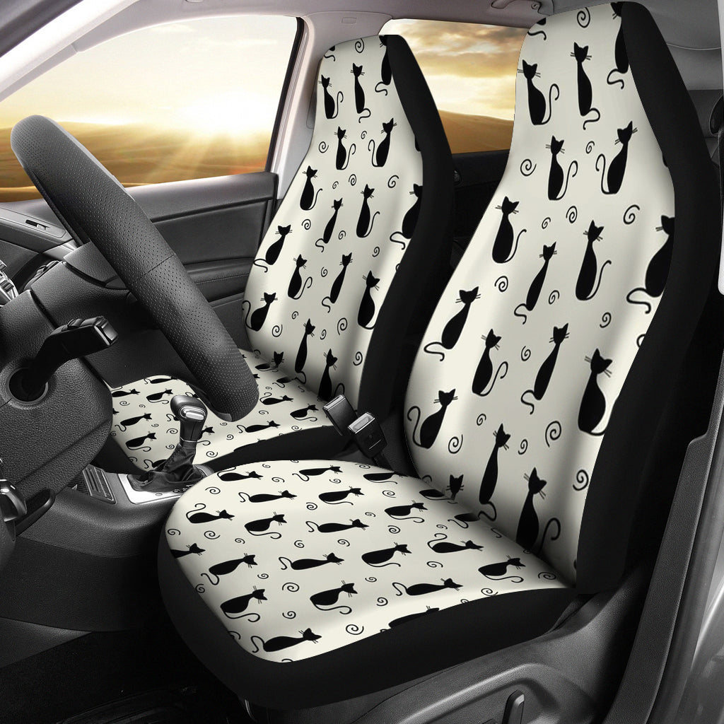 Cat Pattern Car Seat Covers