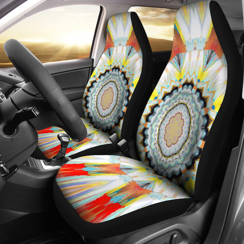 Shell Mandala Car Seat Covers