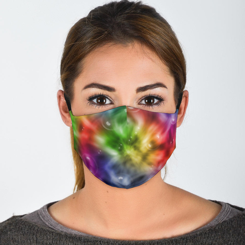 Tie Dye Bubble Face Mask