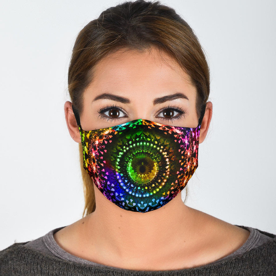 Kaleidoscopic 1 Mandala Face Mask