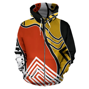 Retro Abstract Hoodie