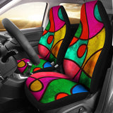 Abstract Boho Car Seat Covers