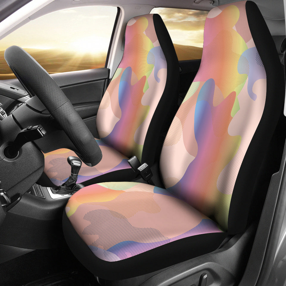 Pastel Camo Car Seat Covers